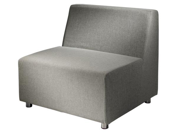 Brighton Armless Chair, Sand (CESS-135) -- Trade Show Rental Furniture 