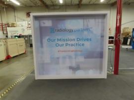 Custom 10x10 LB Addition to Inline Exhibit with Reception Counter and Closet Storage -- View 2