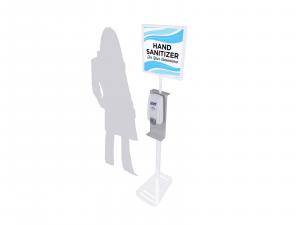 REBW-907 Hand Sanitizer Stand w/ Graphic