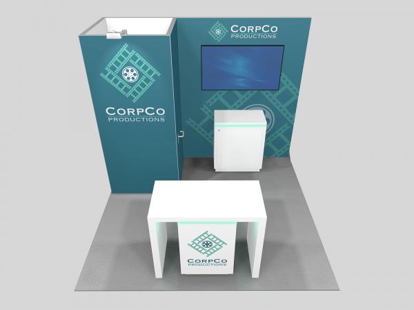 RE-1220 Gravitee Modular Inline Exhibit -- View 4