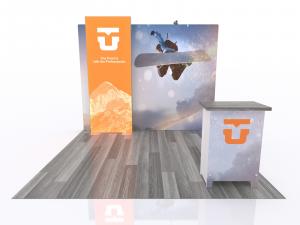 RE-1095 Trade Show Exhibit with Lightbox -- Image 1